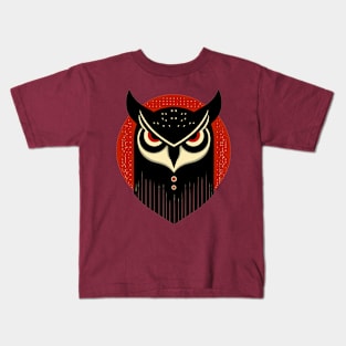 Angry owl Kids T-Shirt